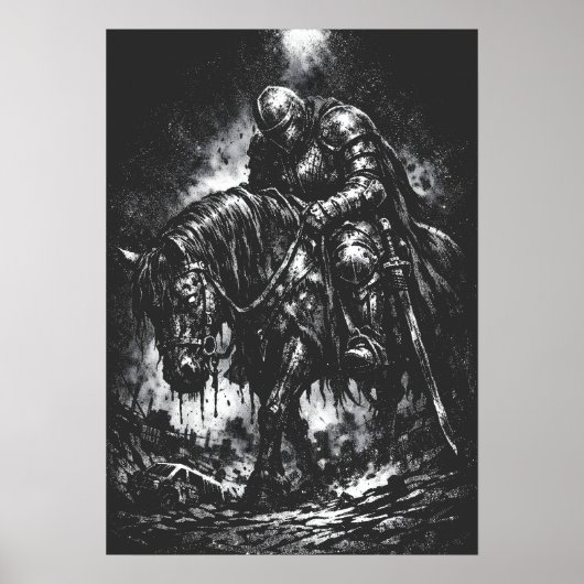 BurnsInHellによる堕ちた騎士 ポスター (正面)
