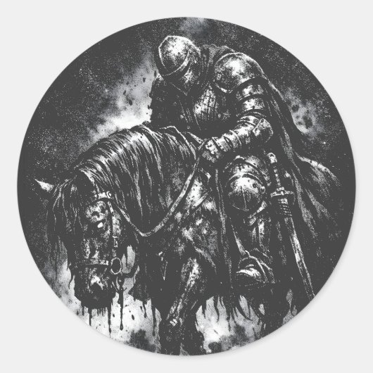 BurnsInHellによる堕ちた騎士 ラウンドシール (正面)