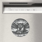 BurnsInHellによる翼ある梟の番人 マグネット (インサイチュ (食洗機))