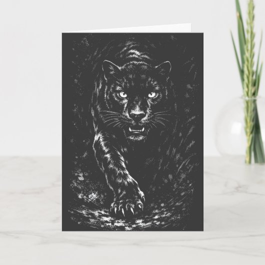 BurnsInHellによるBlack Panther カード (正面)
