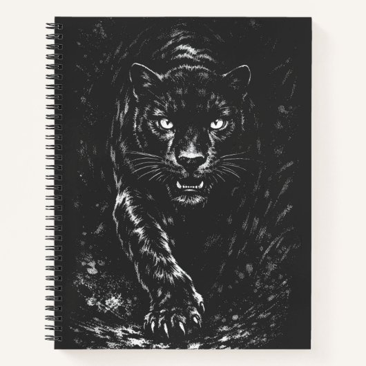 BurnsInHellによるBlack Panther ノートブック (正面)