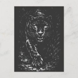 BurnsInHellによるBlack Panther ポストカード