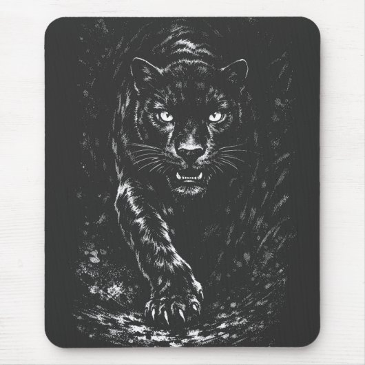 BurnsInHellによるBlack Panther マウスパッド (正面)
