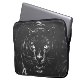 BurnsInHellによるBlack Panther ラップトップスリーブ (正面左)