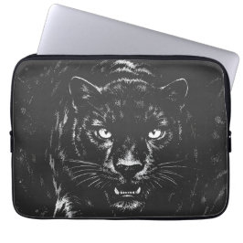 BurnsInHellによるBlack Panther ラップトップスリーブ