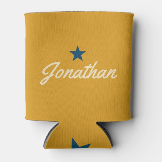 Burnt Buttercup Vintage BL Star Signature 缶クーラー (正面)