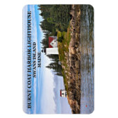 Burnt Coat Harbor Light house, Maine Flexi Magnet マグネット (縦)