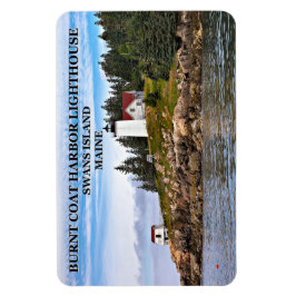 Burnt Coat Harbor Light house, Maine Flexi Magnet マグネット