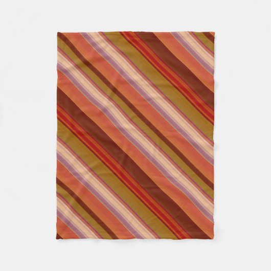 Burnt Orange フリースブランケット (正面)