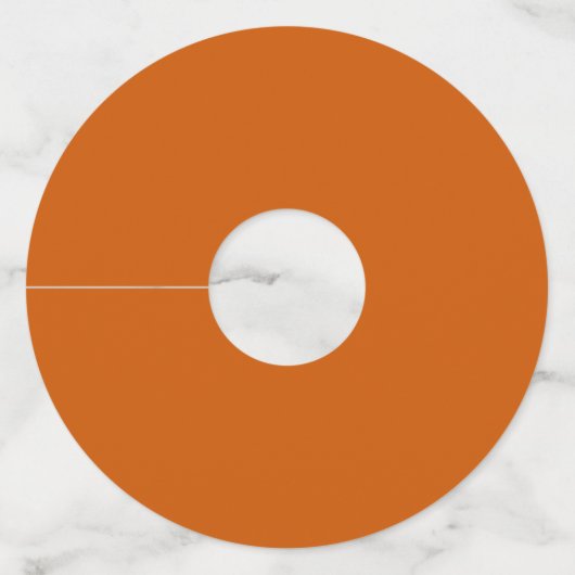 Burnt Orange ワイングラスタグ (正面)