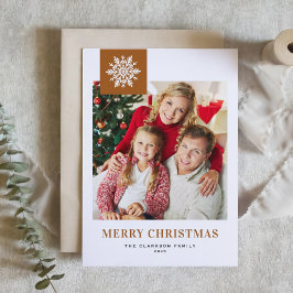  burnt orange 不思議な雪の結晶の写真 クリスマス