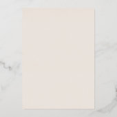 Burnt Orange And gold Wedding We do 箔招待状 (裏面)