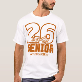 Burnt Orange Class of 2026 Graduation Tシャツ