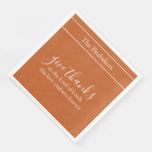 Burnt Orange Give Thanks Personalized Thanksgiving (コーナー)