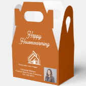 Burnt Orange Real Estate Company Agent Photo フェイバーボックス (見開き)