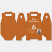 Burnt Orange Real Estate Company Agent Photo フェイバーボックス (見開き)