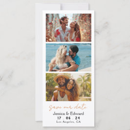 Burnt Orange Save The Date Photo Booth Qr Code