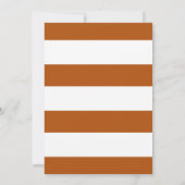 Burnt Orange Spooky Halloween Brush Lettering 招待状 (裏面)