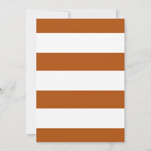 Burnt Orange Spooky Halloween Brush Lettering 招待状 (裏面)