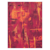 Burnt orange textured tablecloth テーブルクロス (正面)
