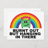 Burnt Out but Hanging in There Labels ポストカード (正面/裏面)