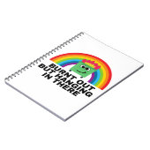 Burnt Out but Hanging in There Spiral Notebook ノートブック (左側)