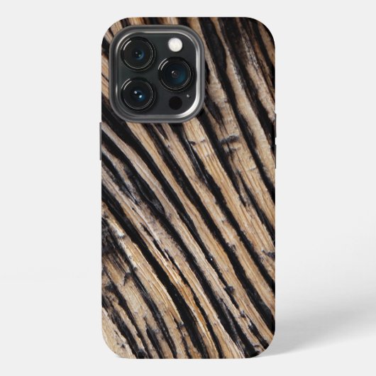 Burnt Treeテクスチャ iPhoneケース (裏面)
