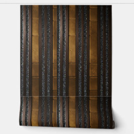 Burnt Wood Acoustic Panels-Self-Adhesifs Wallpaper 壁紙