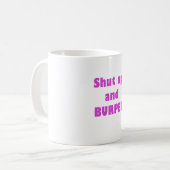 Burpee締めれば コーヒーマグカップ (正面左)