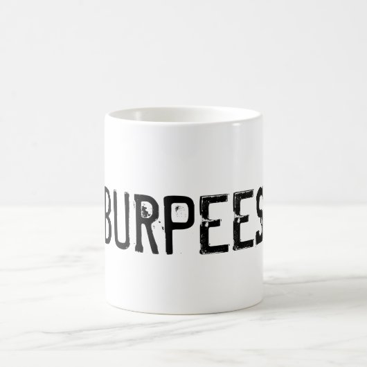 Burpees -インスピレーション コーヒーマグカップ (中央)