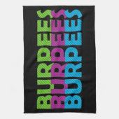 Burpees キッチンタオル (縦)