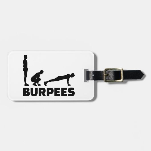 Burpees ラゲッジタグ (正面横)