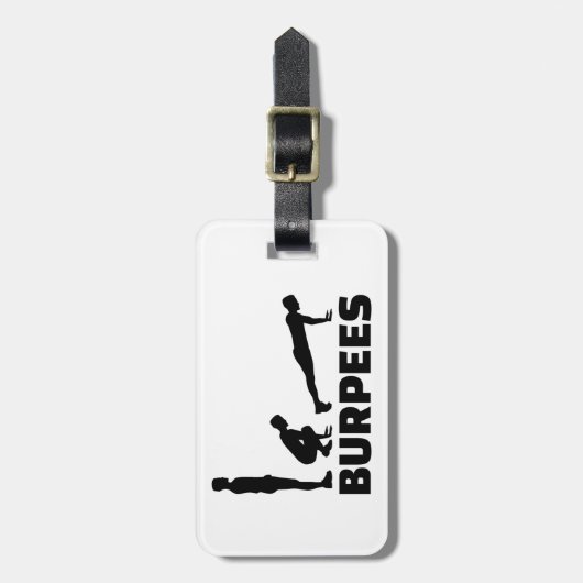 Burpees ラゲッジタグ (正面縦)