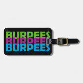 Burpees ラゲッジタグ (正面横)