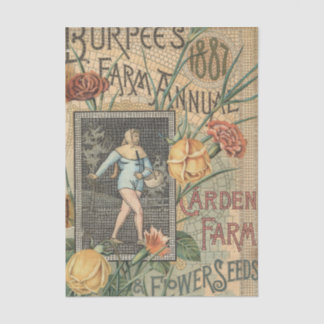 Burpee's Farm Annual 1887 Vintage Seed Catalog 薄葉紙