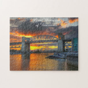 Burrard Street Bridge Vancouver. Jigsaw Puzzle ジグソーパズル