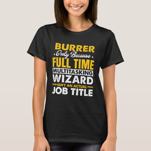 Burrer Offer Burrer Tシャツ (正面)