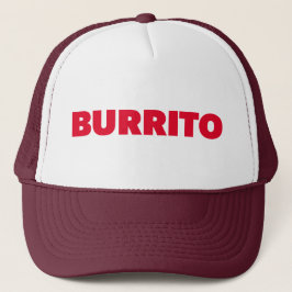 BURRITOおもしろいスローガンのトラック帽 キャップ