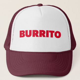 BURRITOおもしろいスローガンのトラック帽 キャップ