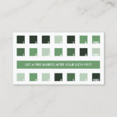 BURRITOのお客様の評価モダン(正方形) ロイヤリティカード (正面)