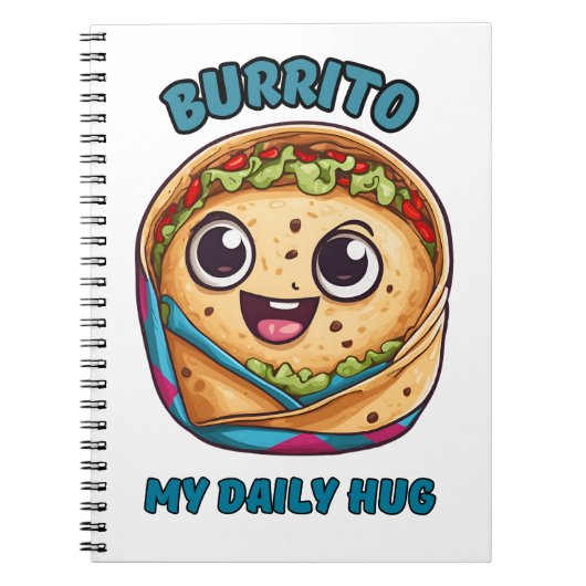 Burrito My Daily Hug ノートブック (正面)