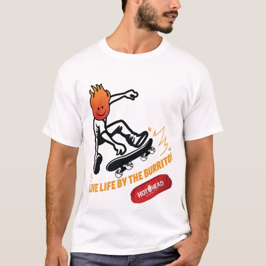Burrito Shirtで生活する Tシャツ (正面)