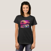 Burritos Synthwave 80s Retrowave Aesthetic Tシャツ (正面フル)