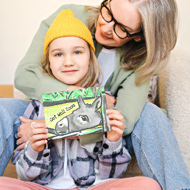 Burro Get Well Soonカード カード