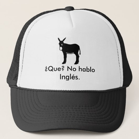 burrocatala、¿ Queか。 hablo無しInglés. キャップ (正面)