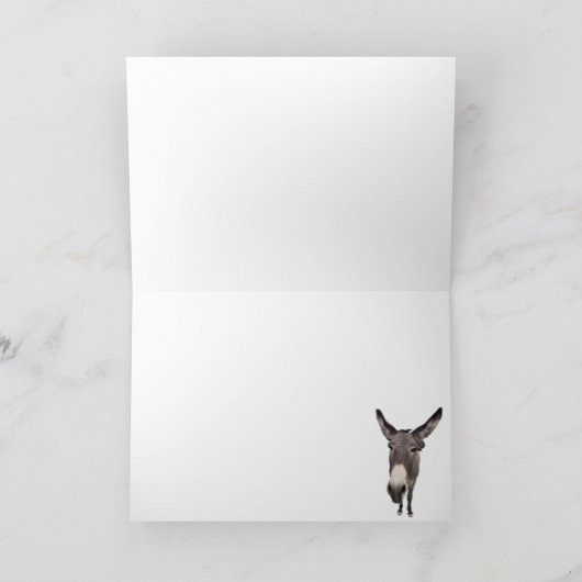 burros on route 66 greeting card (blank inside) カード (内部)