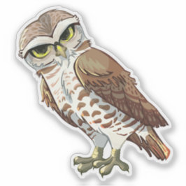 Burrowing Owl // オリジナルカット ビニールステッカー シール