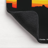 Burryportのファンキーな日の出 マウスパッド (コーナー)