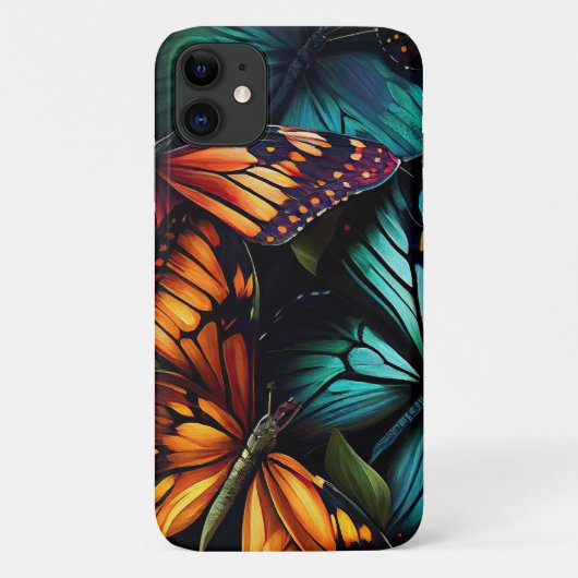 Burst–Butterflies in Motion Case-Mate iPhoneケース (裏面)