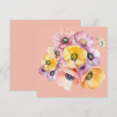Burst of Anemones Flat Card (正面/裏面)